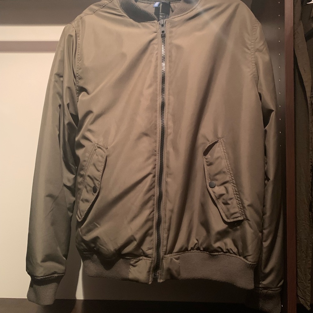 Olive Green Men’s Bomber Jacket